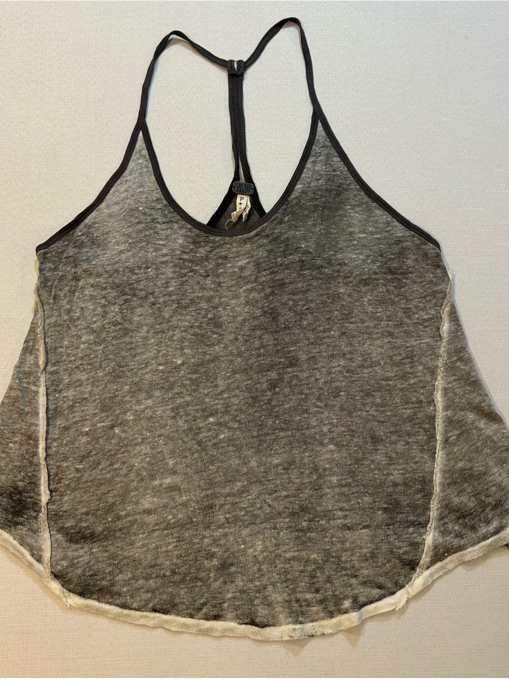 Free People We The Free Linen Racerback Tank Top S
